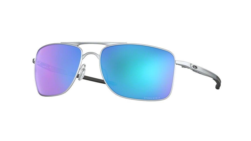 Oakley GAUGE 8 OO4124 Single Vision Prescription Sunglasses, 62mm, Matte Lead, OO4124-412410-62-SV