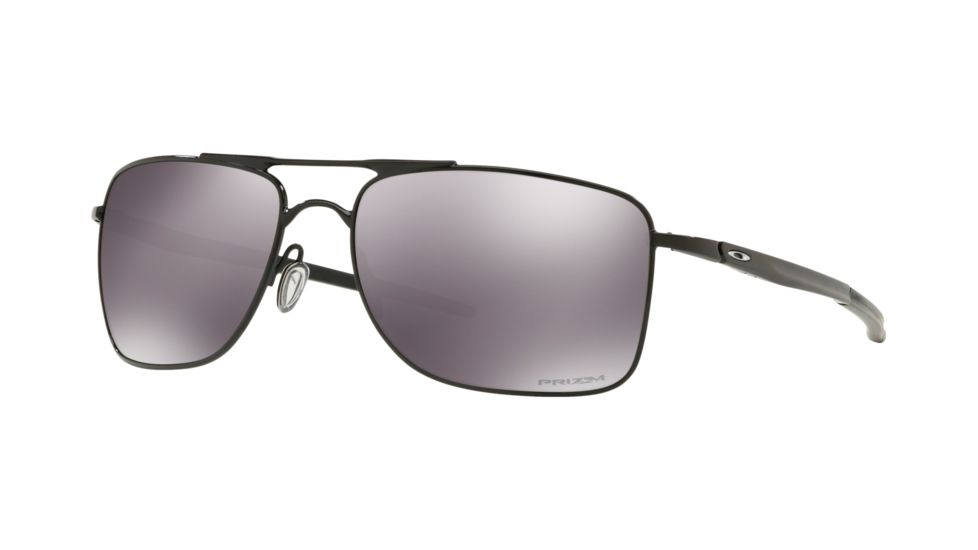 Oakley GAUGE 8 OO4124 Single Vision Prescription Sunglasses, 62mm, Polished Black, OO4124-412411-62-SV