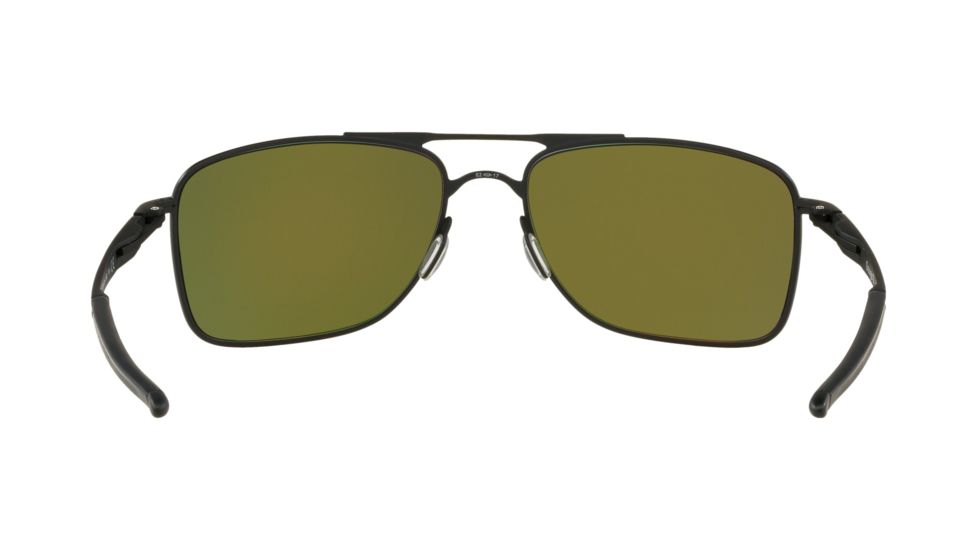 Oakley GAUGE 8 OO4124 Single Vision Prescription Sunglasses, 57mm, Matte Black, OO4124-412413-57-SV