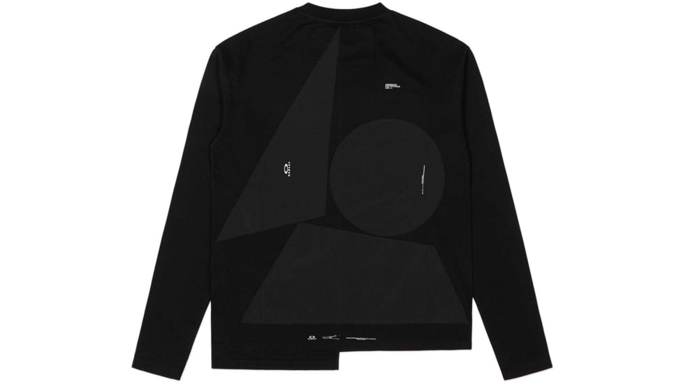Oakley Geometric Stitch Osr Long Sleeve Tee - Men's, Blackout, Small, 458143-02E-S