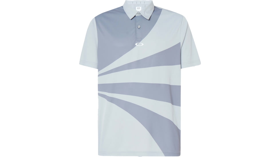 Oakley Geometric Swing Polo - Mens, Fog Grey, Extra Small, FOA400126-27G-XS