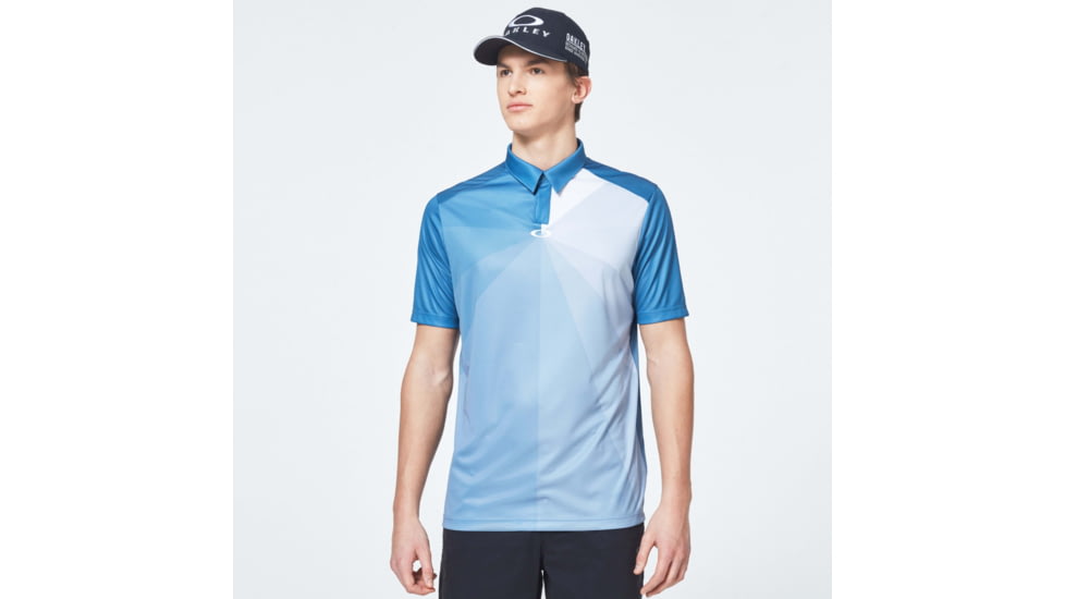 Oakley Golf Swing Short Sleeve Polo - Mens, Interstellar Blue, 2XL, FOA400134-6TR-XXL