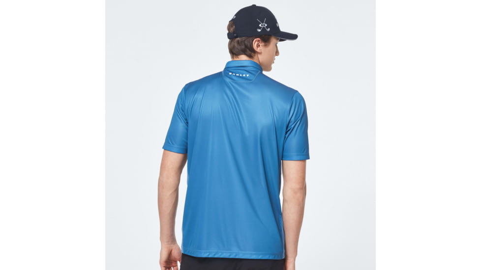 Oakley Golf Swing Short Sleeve Polo - Mens, Interstellar Blue, 2XL, FOA400134-6TR-XXL
