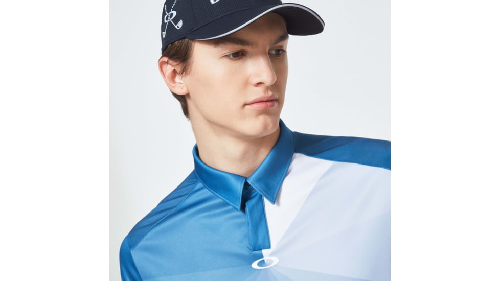 Oakley Golf Swing Short Sleeve Polo - Mens, Interstellar Blue, 2XL, FOA400134-6TR-XXL