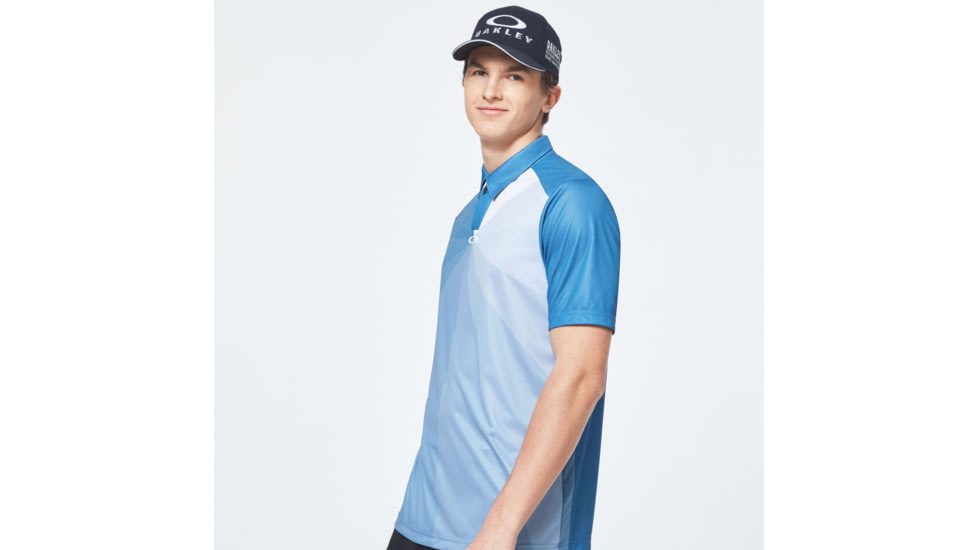 Oakley Golf Swing Short Sleeve Polo - Mens, Interstellar Blue, 2XL, FOA400134-6TR-XXL