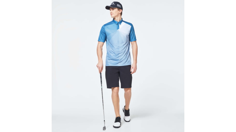 Oakley Golf Swing Short Sleeve Polo - Mens, Interstellar Blue, 2XL, FOA400134-6TR-XXL