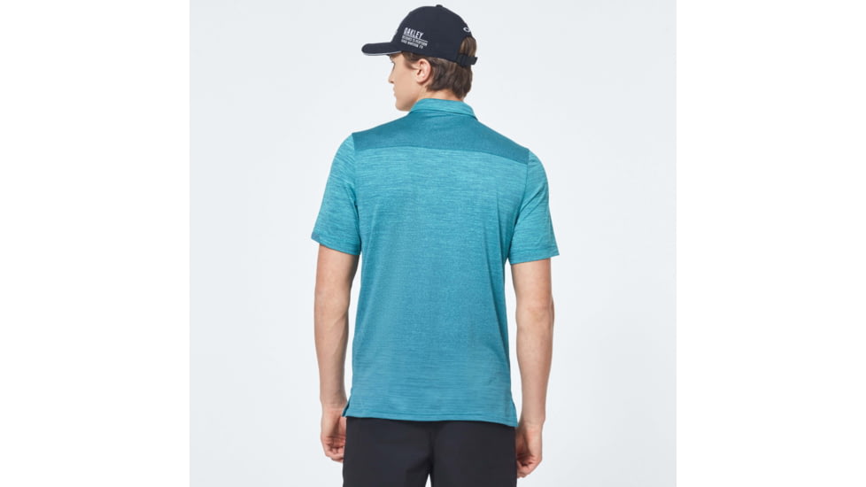 Oakley Gradient Gravity Polo 2.0 - Mens, Wave Blue Hthr, Large, FOA400215-98E-L