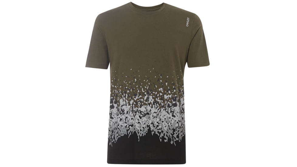 Oakley Gradient Pixel Tee - Men's, Dark Brush, Large, 457536-86V-L
