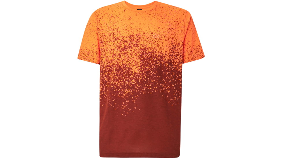 Oakley Gradient Spray Short Sleeve Tee - Mens, Gradient Orange Print, Extra Large, FOA400062-99T-XL