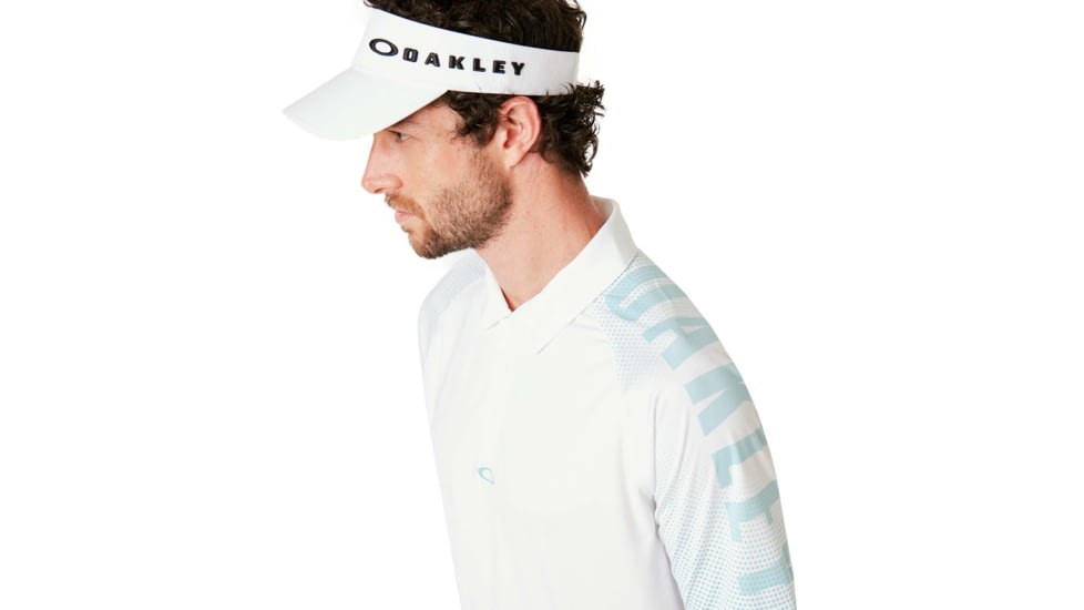 Oakley Graphic Logo Sleeves Polo - Mens, White, Large, 434433-100-L