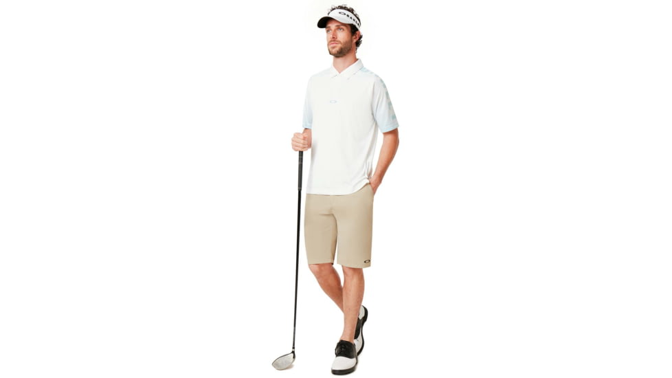 Oakley Graphic Logo Sleeves Polo - Mens, White, Large, 434433-100-L