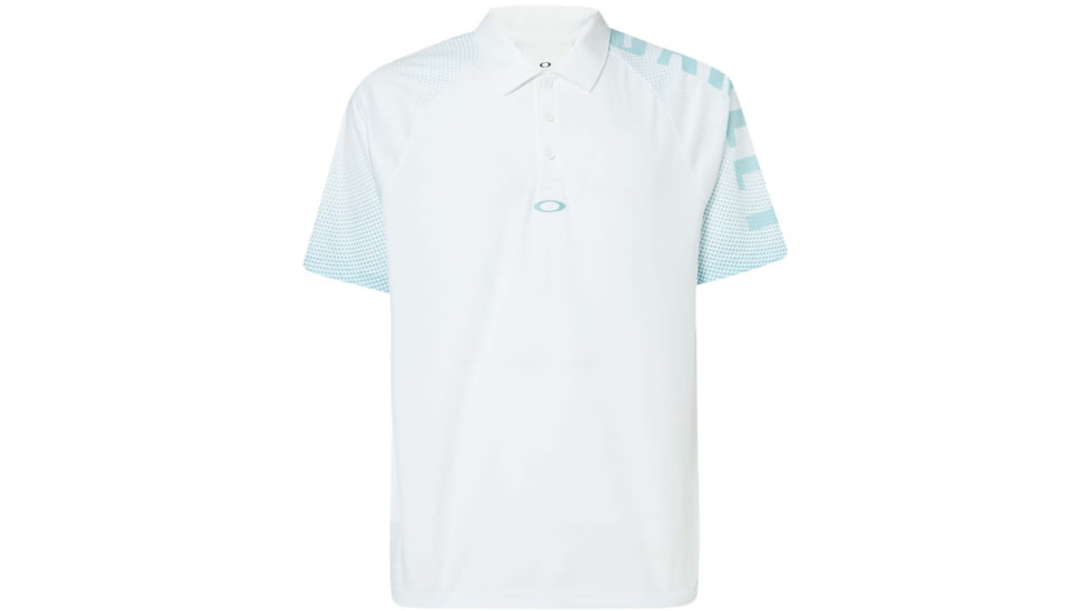 Oakley Graphic Logo Sleeves Polo - Mens, White, Large, 434433-100-L