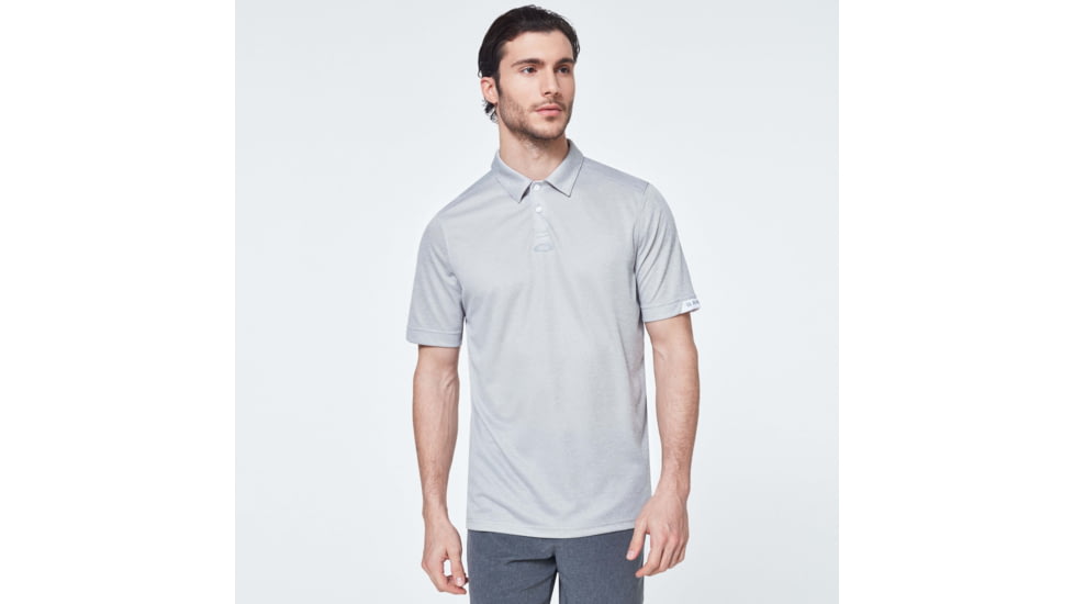 Oakley Gravity Short Sleeve Polo 2.0 - Mens, Fog Grey, 3XL, FOA400517-27G-XXXL