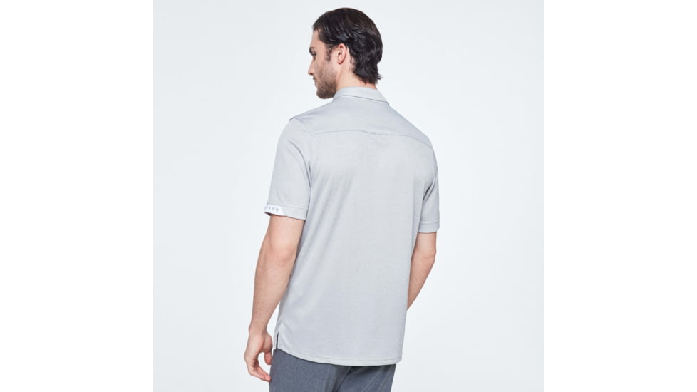 Oakley Gravity Short Sleeve Polo 2.0 - Mens, Fog Grey, 3XL, FOA400517-27G-XXXL