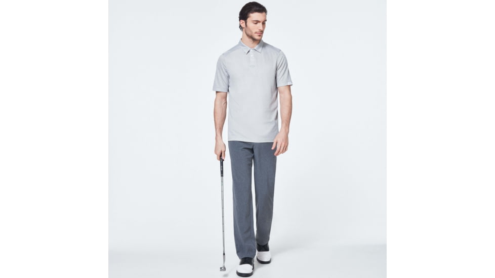 Oakley Gravity Short Sleeve Polo 2.0 - Mens, Fog Grey, 3XL, FOA400517-27G-XXXL