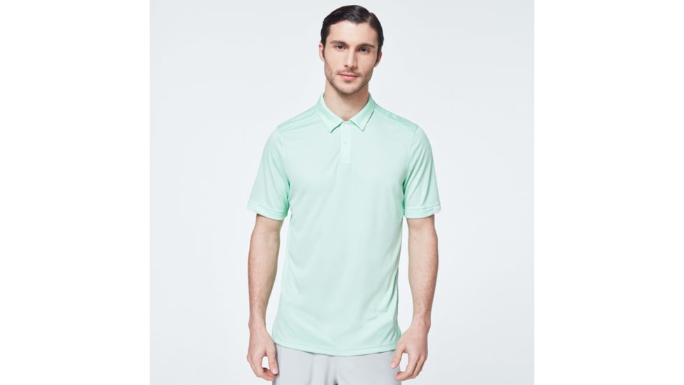 Oakley Gravity Short Sleeve Polo 2.0 - Mens, Fresh Green, Extra Small, FOA400517-7CF-XS