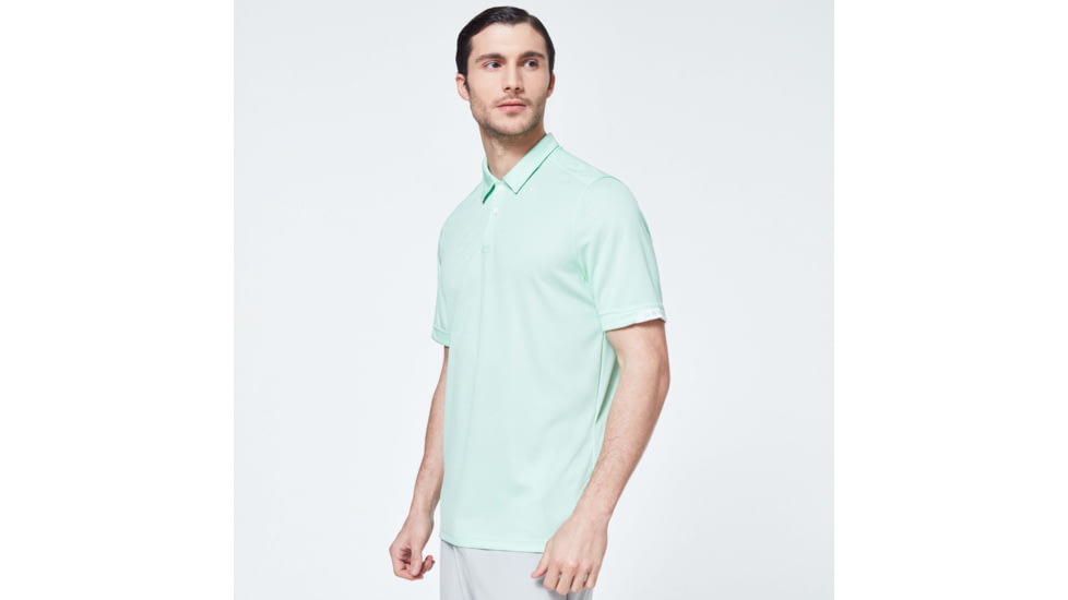 Oakley Gravity Short Sleeve Polo 2.0 - Mens, Fresh Green, Extra Small, FOA400517-7CF-XS