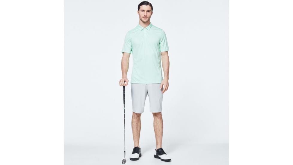 Oakley Gravity Short Sleeve Polo 2.0 - Mens, Fresh Green, Extra Small, FOA400517-7CF-XS