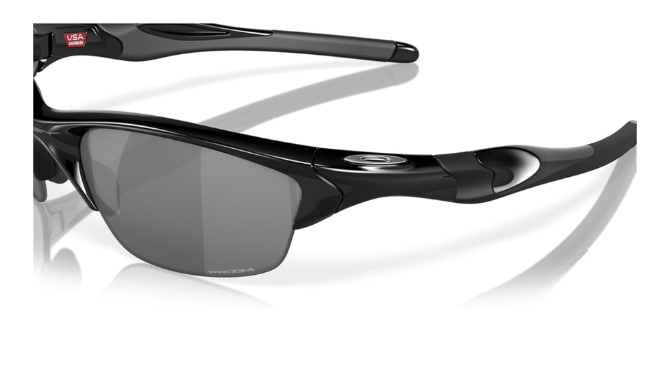 Oakley Half Jacket 2.0 A Sunglasses - Mens, Polished Black Frame, Prizm Black Lens, Asian Fit, 62, OO9153-915326-62