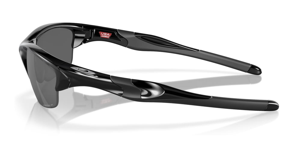 Oakley Half Jacket 2.0 A Sunglasses - Mens, Polished Black Frame, Prizm Black Polarized Lens, Asian Fit, 62, OO9153-915325-62