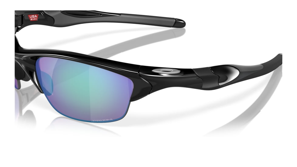 Oakley Half Jacket 2.0 A Sunglasses - Mens, Polished Black Frame, Prizm Golf Lens, Asian Fit, 62, OO9153-915327-62