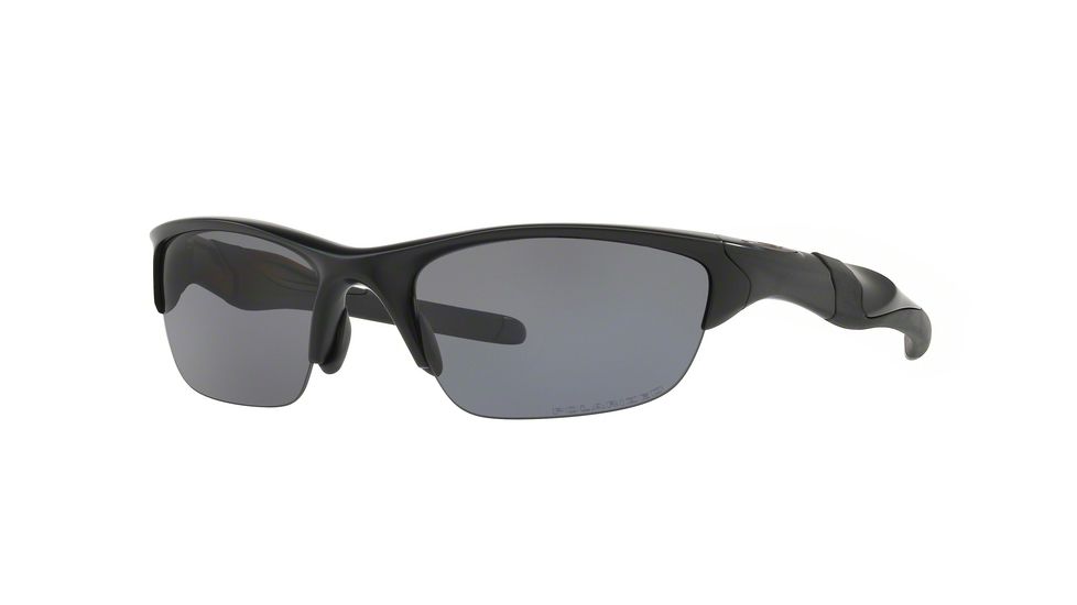 Oakley Half Jacket 2.0 Sunglasses 914412-62 - Matte Black Frame, Grey Polarized Lenses