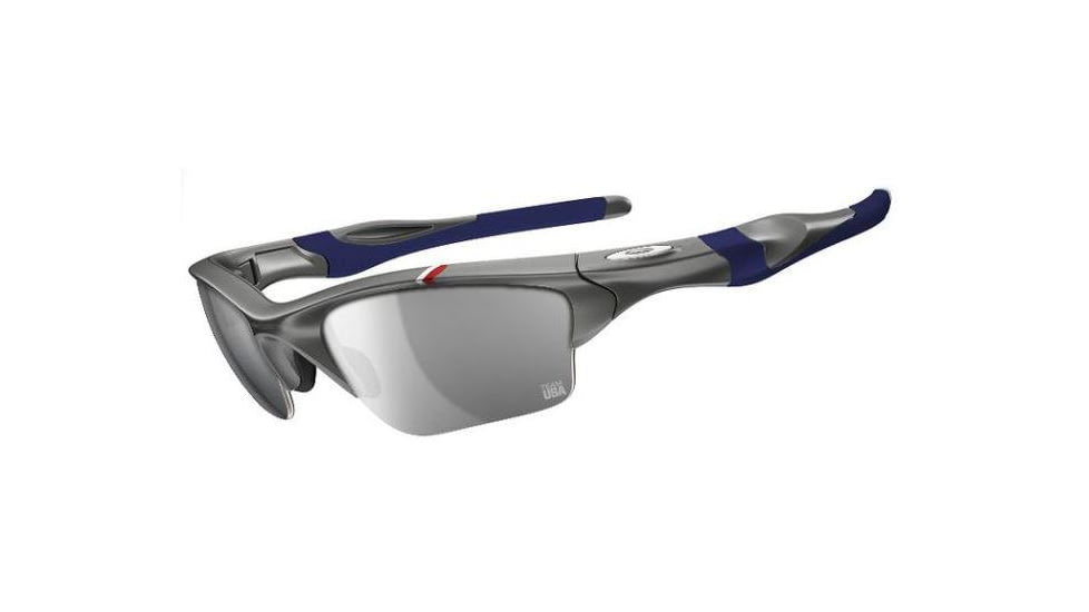 Oakley Half Jacket 2.0 XL Team USA Dark Grey Frame w/ Grey Polarized Lenses Sunglasses OO9154-14