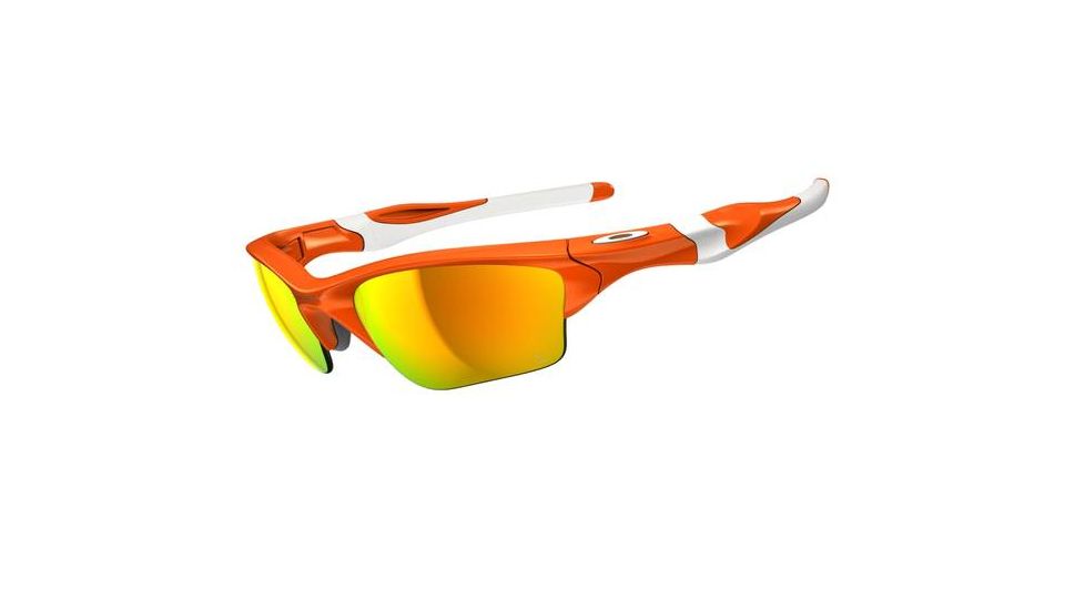 Oakley Half Jacket 2pt0 XL Blood Orange Frame w/ Fire Lenses Men's Sunglasses OO9154-02