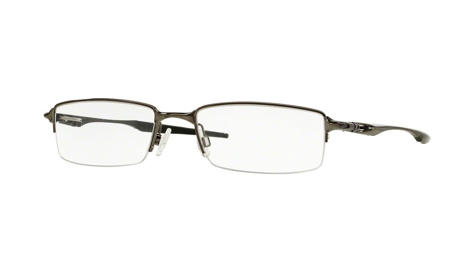 Oakley Half Shock Bifocal Prescription Eyeglasses 311904-55 - Brushed Chrome Frame