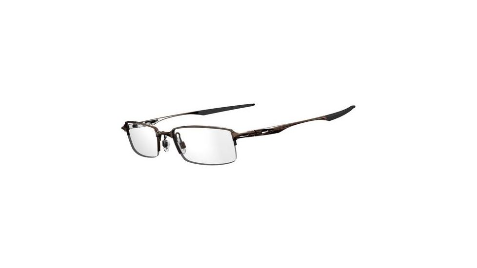 Oakley Halfshock Progressive Rx Eyeglasses, Size 53 - Polished Brown Frame OX3119-0253
