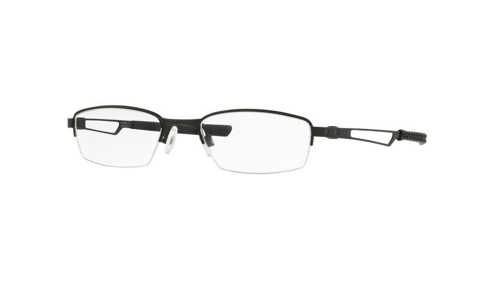 Oakley Halftrack Bifocal Prescription Eyeglasses 310901-48 - Matte Black Frame, Clear Lenses