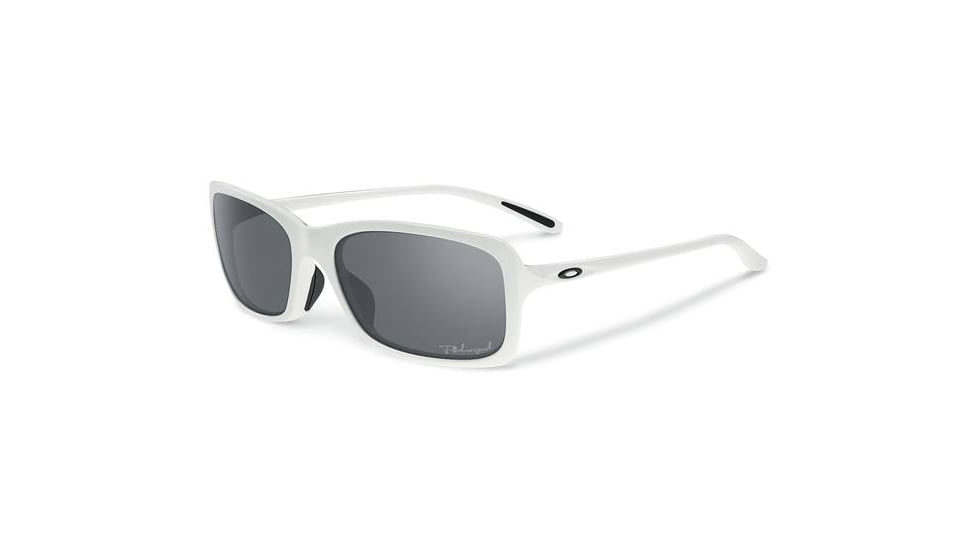Oakley Hall Pass Sunglasses, Grey Polarized Lens, Arctic Frame OO9203-04