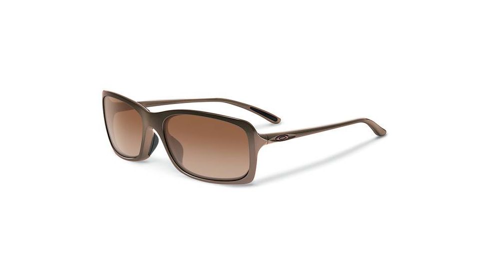 Oakley Hall Pass Sunglasses, Dark Brown Gradient Lens, Mink Frame OO9203-07