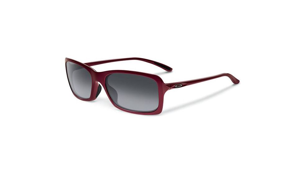 Oakley Hall Pass Sunglasses, Black Grey Gradient Lens, Scarlet Frame OO9203-08