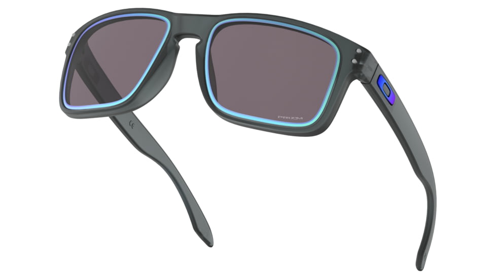 Oakley Holbrook A OO9244 Single Vision Prescription Sunglasses, 56mm, Matte Crystal Black, OO9244-924439-56-SV