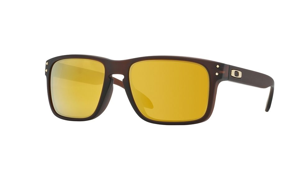 Oakley HOLBROOK A OO9244 Single Vision Prescription Sunglasses OO9244-924405-56 - Lens Diameter 56 mm, Frame Color Matte Rootbeer