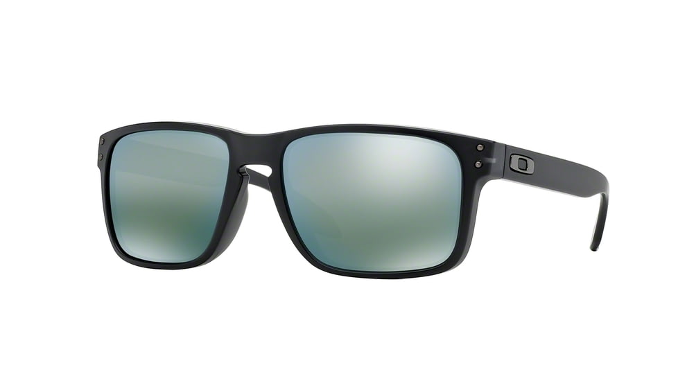 Oakley HOLBROOK A OO9244 Single Vision Prescription Sunglasses OO9244-924407-56 - Lens Diameter 56 mm, Frame Color Matte Black Ink
