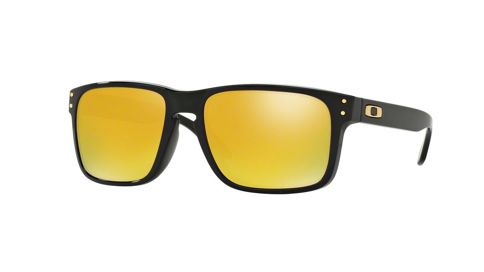 Oakley HOLBROOK A OO9244 Single Vision Prescription Sunglasses OO9244-924420-56 - Lens Diameter 56 mm, Frame Color Polished Black