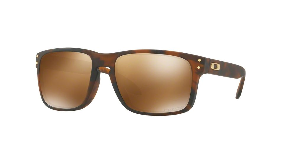 Oakley Holbrook A OO9244 Single Vision Prescription Sunglasses OO9244-924426-56 - Lens Diameter 56 mm, Frame Color Matte Brown Tortoise