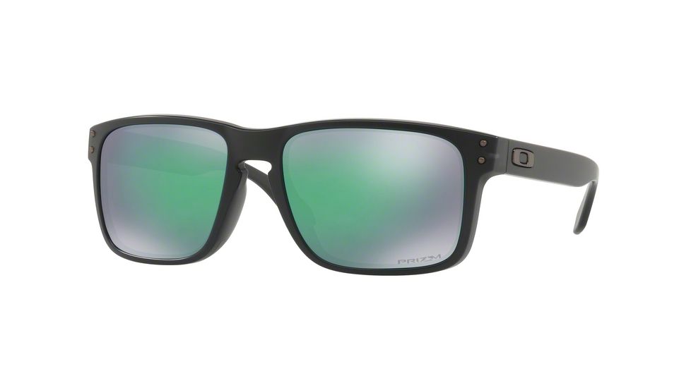 Oakley Holbrook A OO9244 Single Vision Prescription Sunglasses, 56mm, Matte Black Ink, OO9244-924429-56-SV