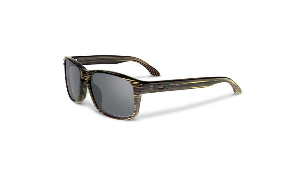 Oakley Holbrook LX Mens Sunglasses, Banded Green Frame, Grey Polarized Lens OO2048-03