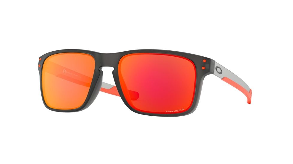 Oakley HOLBROOK MIX OO9384 Progressive Prescription Sunglasses, 57mm, Matte Grey Smoke, OO9384-938415-57-PRO