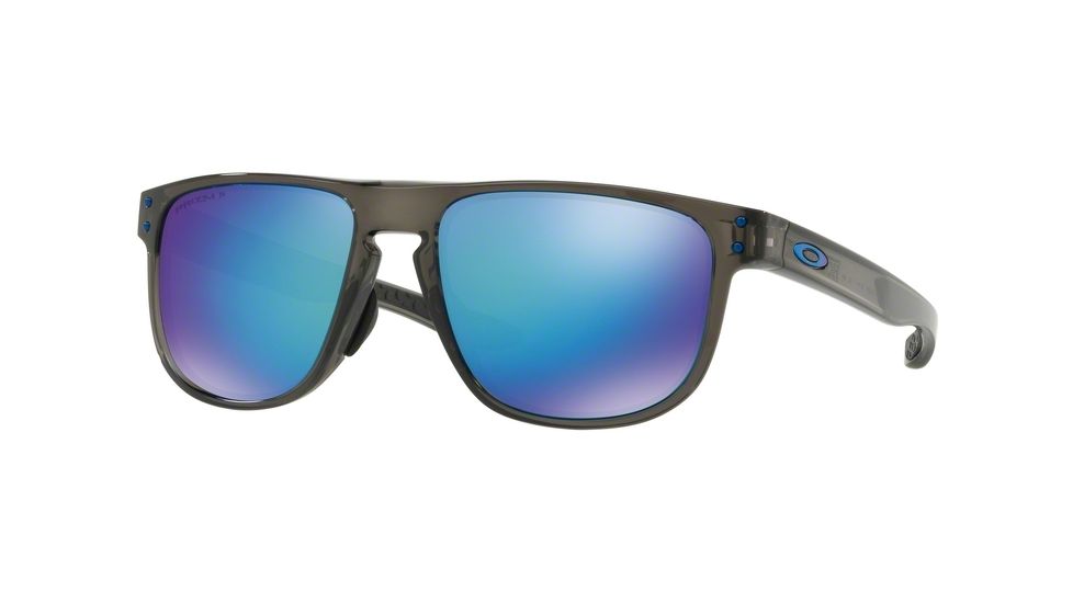 Oakley HOLBROOK R A OO9379 Single Vision Prescription Sunglasses OO9379-937908-55 - Lens Diameter 55 mm, Frame Color Grey Smoke