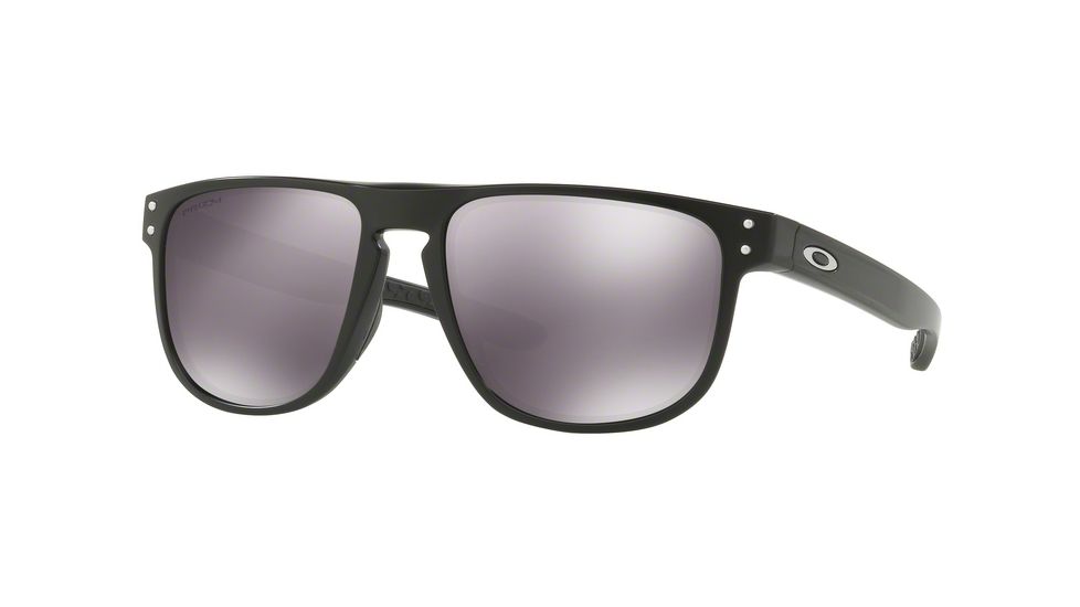 Oakley HOLBROOK R OO9377 Progressive Prescription Sunglasses, 55mm, Matte Black, OO9377-937702-55-PRO