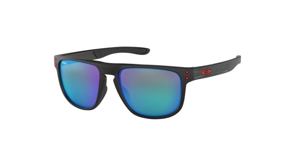 Oakley HOLBROOK R OO9377 Progressive Prescription Sunglasses, 55mm, Matte Black, OO9377-937713-55-PRO