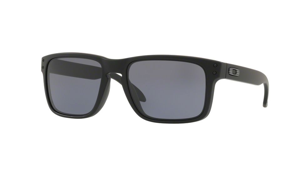 Oakley Holbrook Progressive Rx Sun Glasses OO9102-9102E5-55 - Lens Diameter 55 mm, Frame Color Matte Black