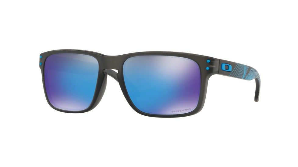 Oakley Holbrook Progressive Rx Sun Glasses OO9102-9102F2-55 - Lens Diameter 55 mm, Frame Color Matte Grey Smoke Aero