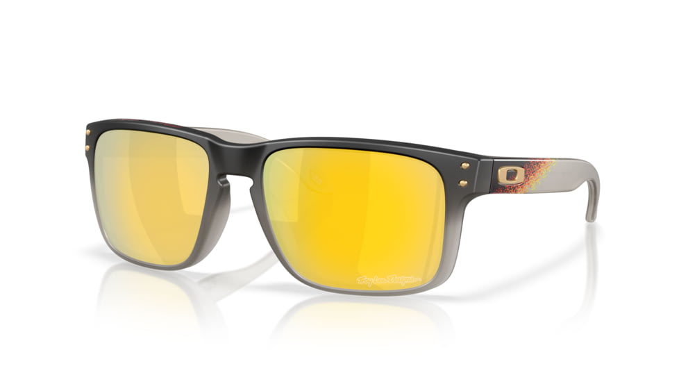 Oakley Holbrook Sunglasses, Black Fade Grey Ink, PRIZM 24K Polarized, OO9102-AH55
