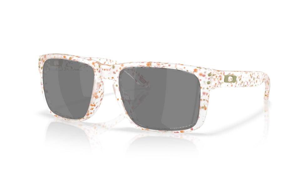 Oakley Holbrook Sunglasses, Matte Clear Terrazzo, PRIZM Black Polarized, OO9102-AG55