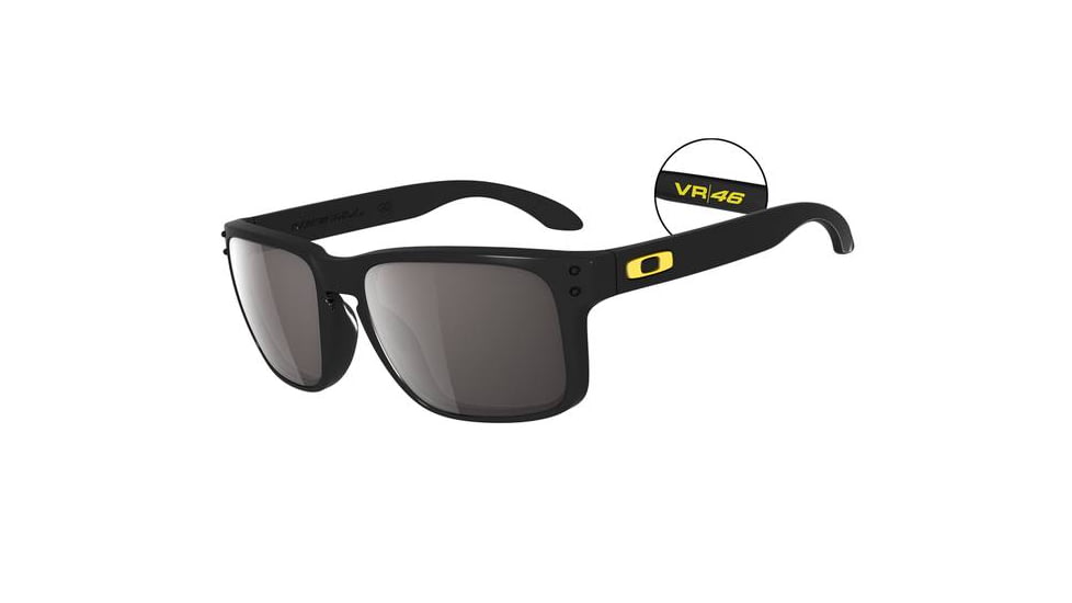 Oakley Holbrook Progressive Prescription Sunglasses - VR/46 Polished Black Frame OO9102-21